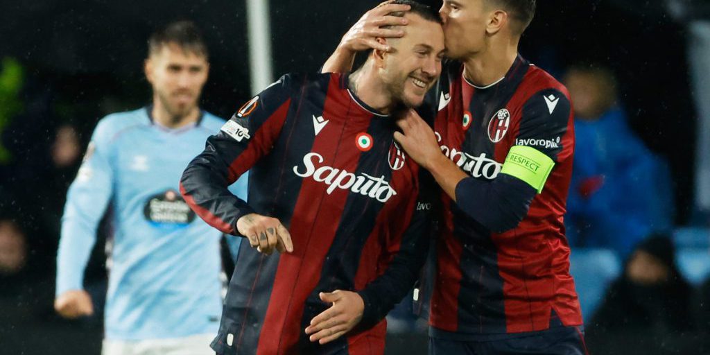 Bologna vince 2-1 contro il Celta di Vigo