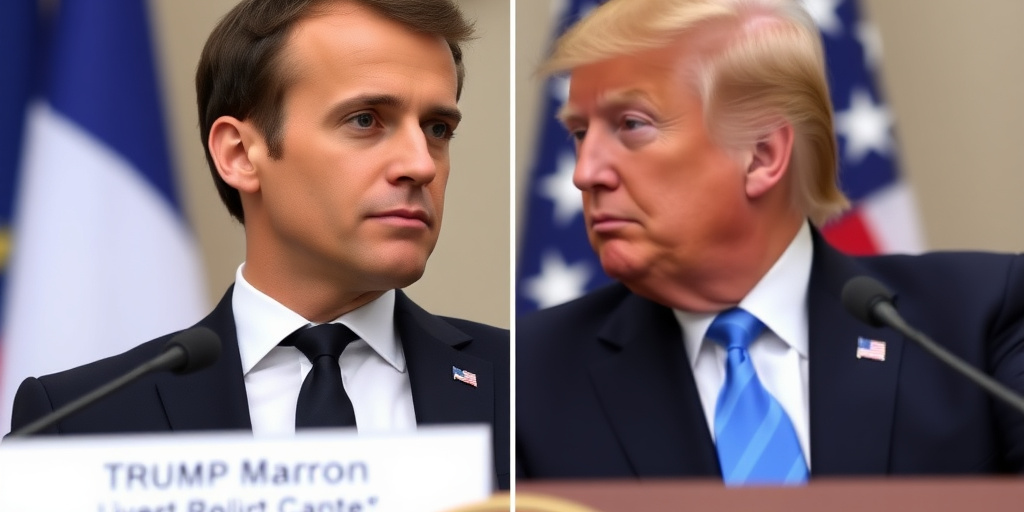 Macron denuncia Trump come esempio di neocolonialismo e allontanamento dagli alleati