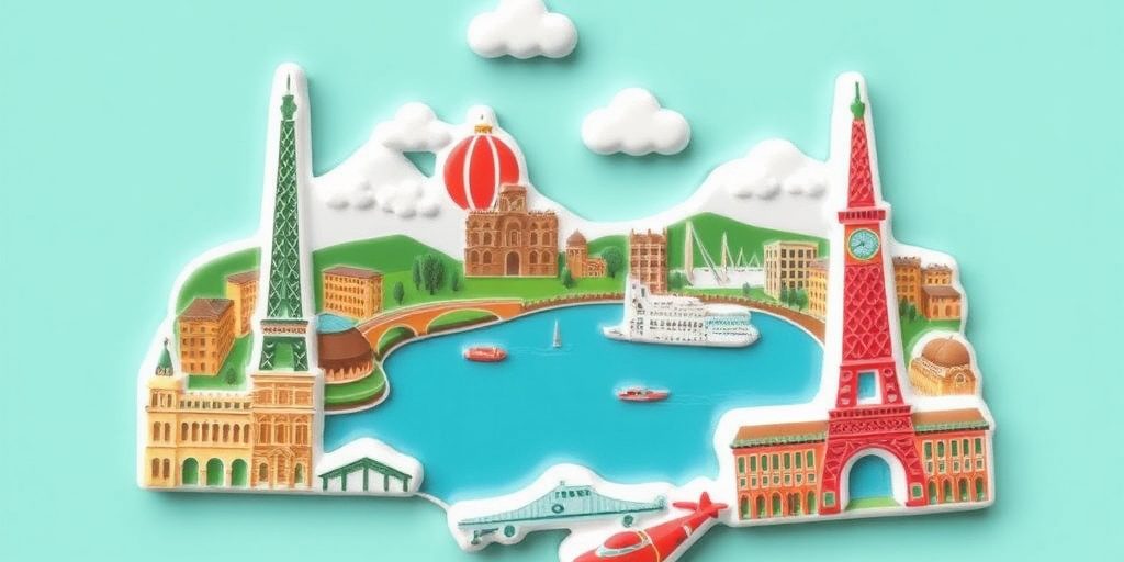 Magneti per frigorifero di design: il nuovo souvenir per ricordare le città visitate