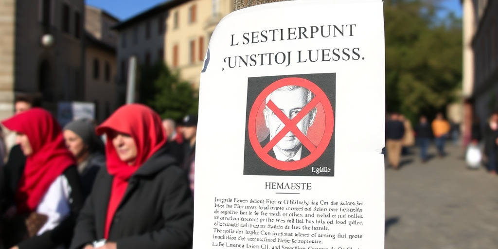 Manifesto antisemitico a Sesto Fiorentino: accuse contro la console di Israele durante il Giorno della Memoria