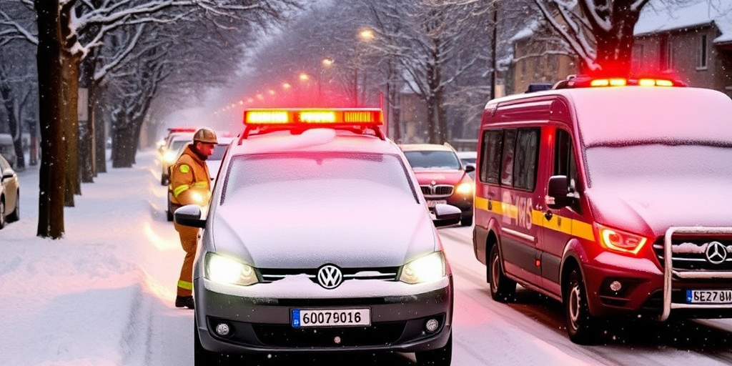 Marche in allerta neve: 320 interventi dei vigili del fuoco per rimuovere rami e liberare auto