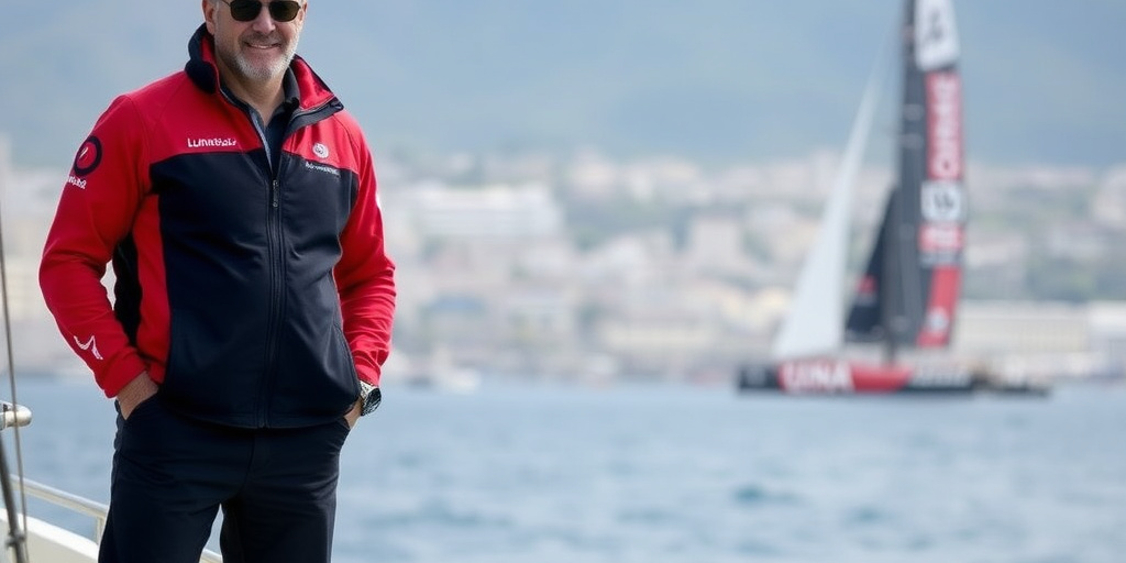 Marco Gradoni, timoniere della Luna Rossa, torna a Napoli per l'America's Cup