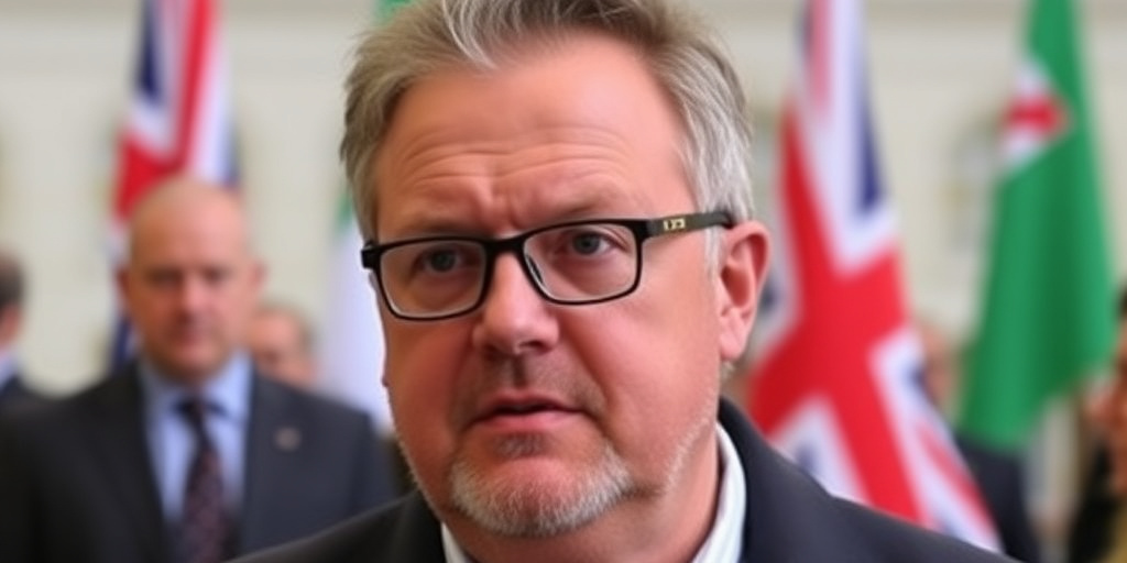 Mark Collett, capo di Patriotic Alternative, partecipa a summit di nazionalisti estremi in Russia