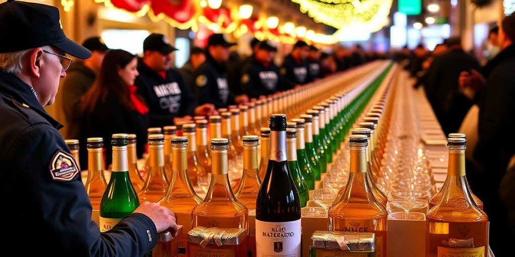 Materano: Guardia di Finanza sequestra 4.500 botti di alcolici durante le festività di Capodanno