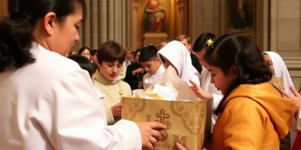 Mcl distribuisce doni ai bambini bisognosi al Duomo di Napoli durante l'Epifania