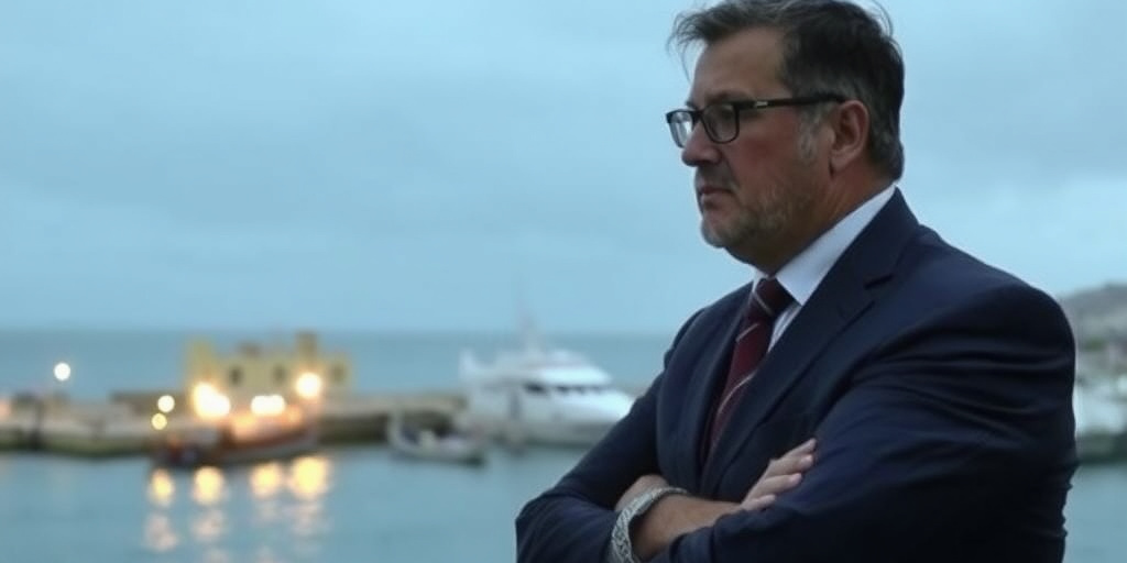 Ministro Musumeci visita l'area evacuata di Capoterra dopo le mareggiate in Sardegna