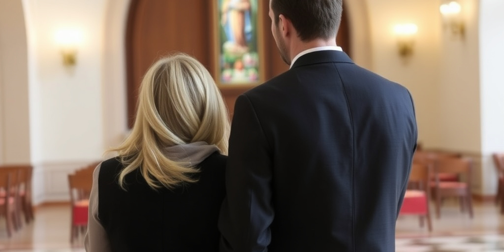 Moglie non condividendo la fede del marito: difficoltà di autenticità nella chiesa