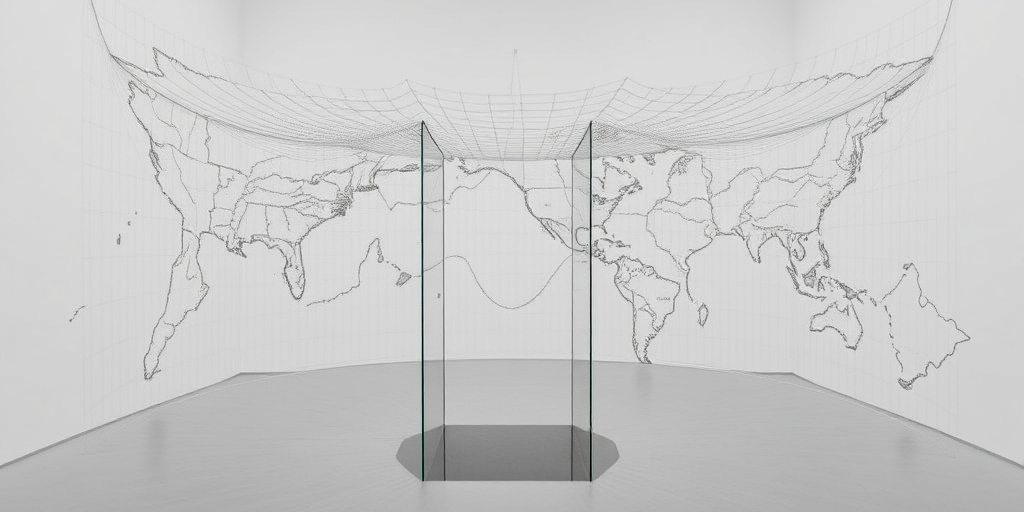 Mona Hatoum trasforma la cisterna in mappa instabile alla Fondazione Prada