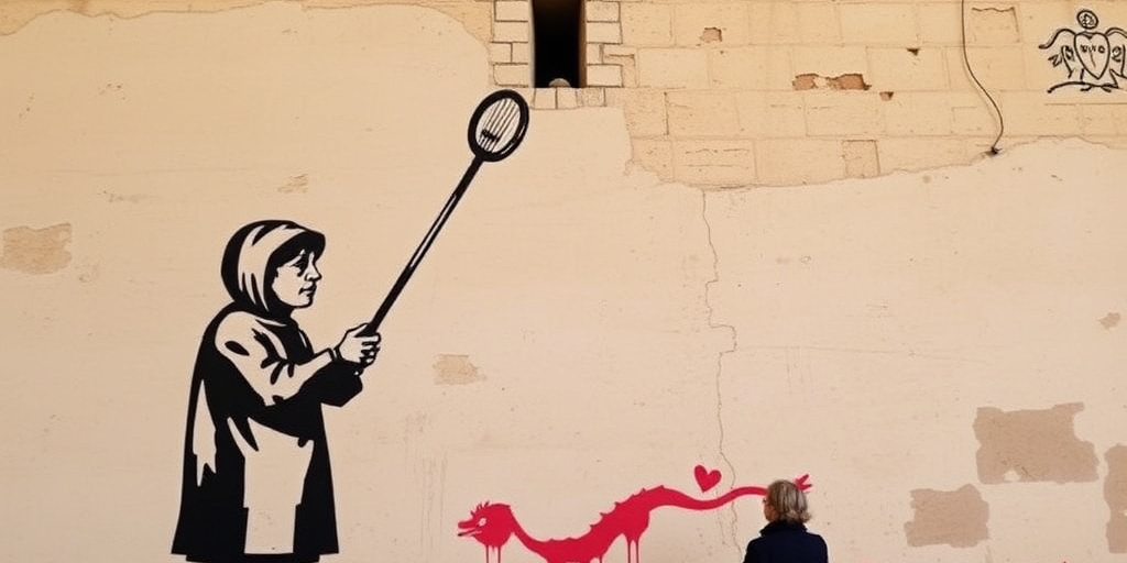 Mostra di Banksy alla Rocca Maggiore di Assisi prorogata fino al 11 gennaio