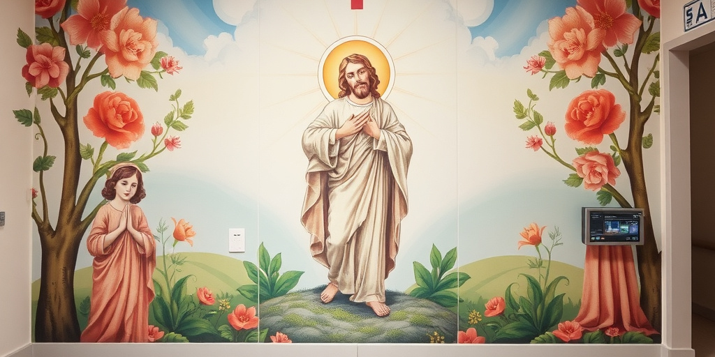 Murales di San Benedetto celebra cura e protezione della vita