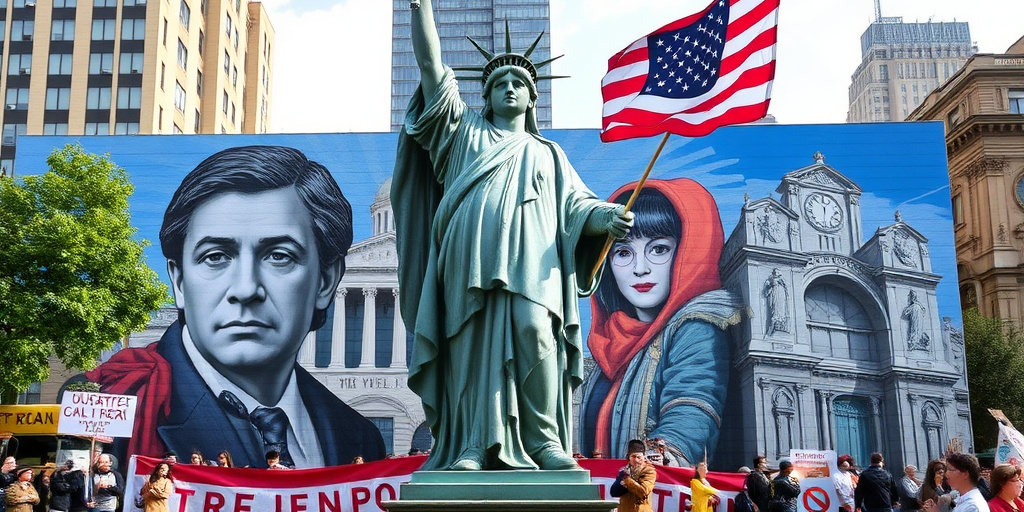 Murales, statue e performance: l'arte di protesta negli Stati Uniti nel 2025