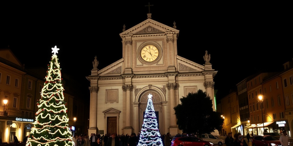Musica e luci illuminano la piazza Duomo di Orvieto per il Capodanno