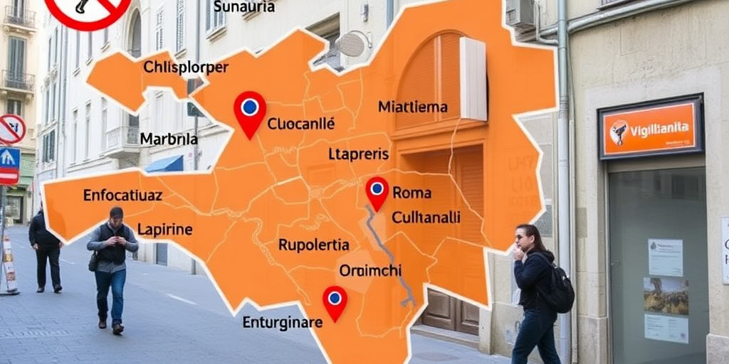 Napoli introduce zone di vigilanza rafforzata in cinque quartieri per contrastare il degrado e la microcriminalità