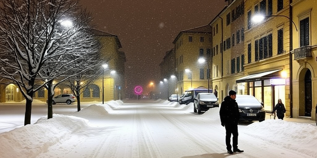 Neve a Siena: scuole chiuse, Garfagnana a -12 °C, gelate e pioggia previste
