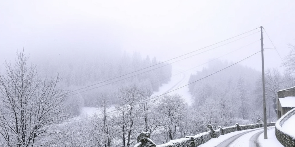 Neve intensa in Toscana: strade chiuse e tragico decesso sul Monte Pania
