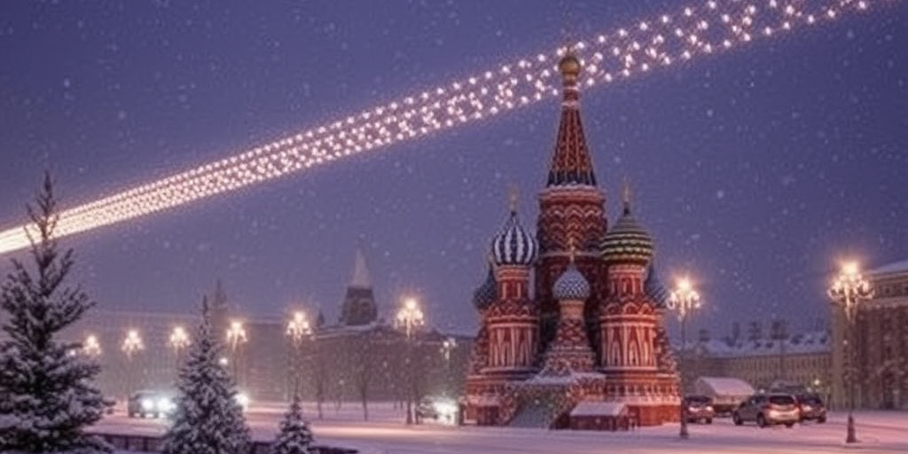 Neve prevista per la notte di Natale a Mosca: 2‑4 mm di precipitazioni e 5 cm di copertura.