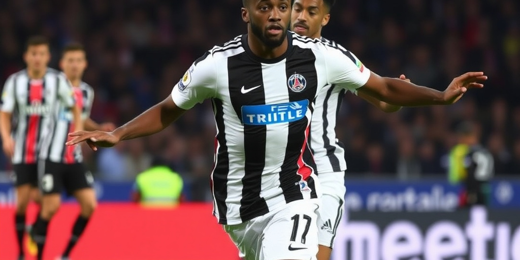 Newcastle pareggia 1-1 con il PSG e entra nella fase a eliminazione diretta