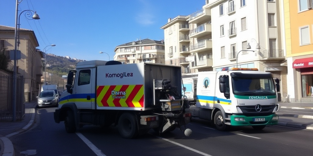 Nuoro: buca in strada blocca macchina spazzatrice, nessun ferito