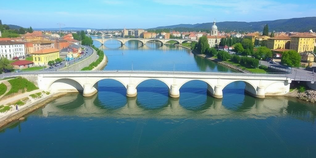 Nuovo ponte sul fiume Tronto collega Monticelli all'asse commerciale di Ascoli Piceno