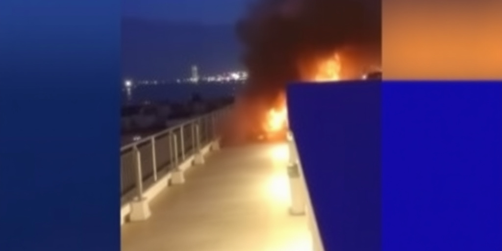 Ordigno esploso su terrazzo di Viareggio: incendio contenuto dai vigili del fuoco