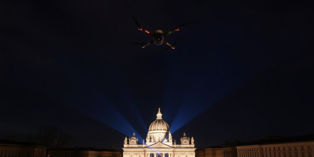 Padova illumina il cielo di Capodanno con spettacolo di droni