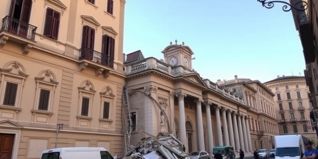 Palazzo crolla nel Napoletano, nessun ferito grazie allo sgombero