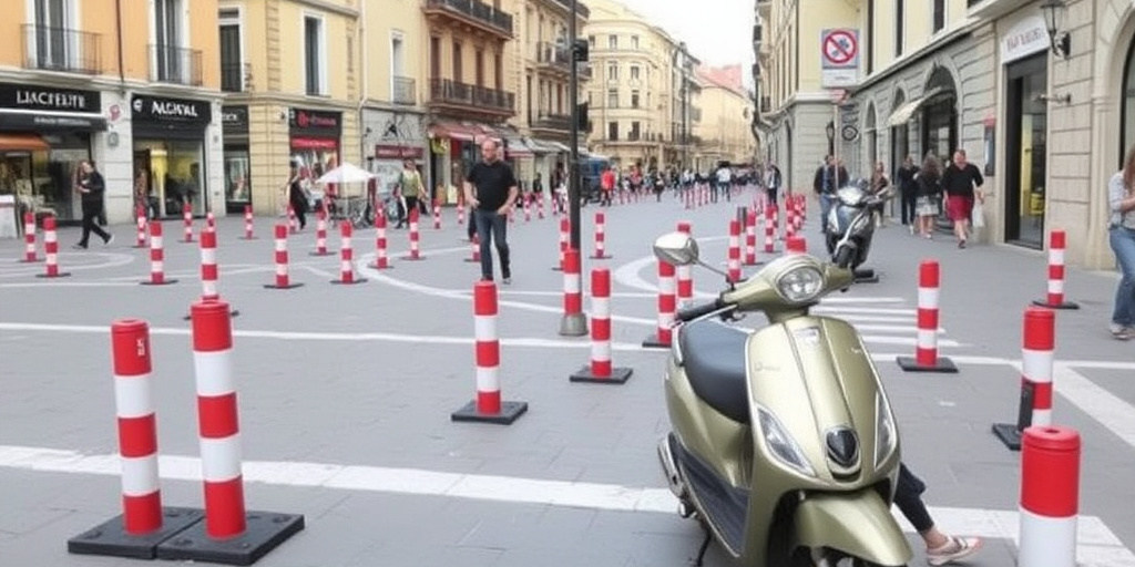 Paletti anti‑scooter bloccano marciapiede a Castellammare: campionessa paraolimpica chiede rimozione