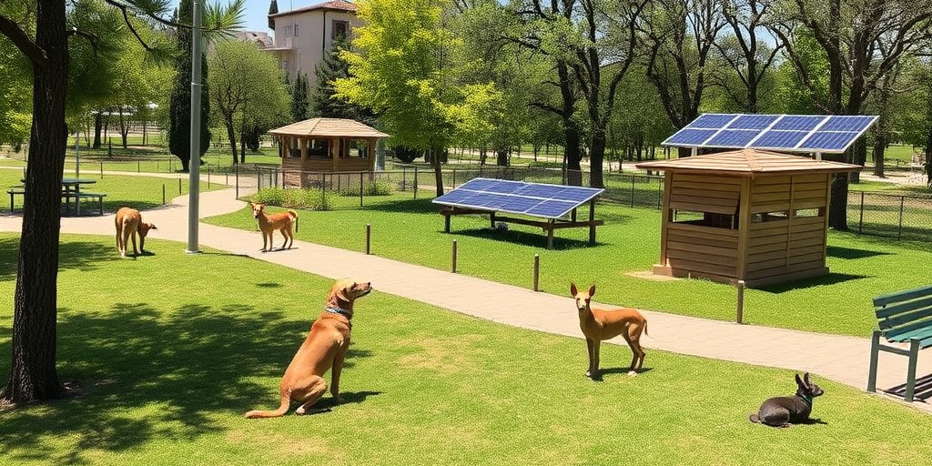 Parco degli Animali di Firenze si allarga: 70 cani già ospitati, 24 in più grazie a nuovi box e impianto fotovoltaico