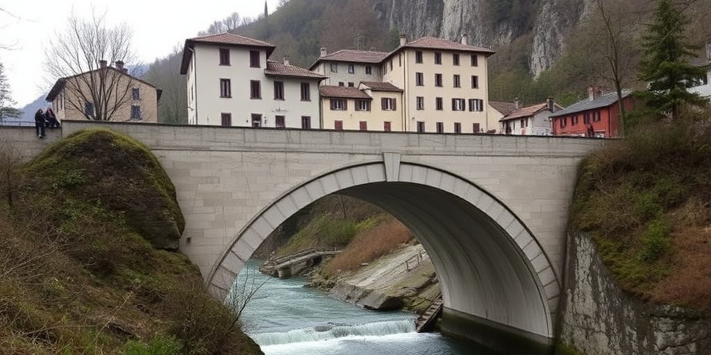 Pezzo di tufo cade dal ponte di Mandrione, chiude tratto di strada senza feriti