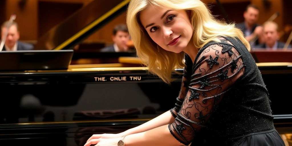 Pianista russa Avdeeva tiene lezione al Teatro Carlo Felice con Giovine Orchestra Genovese