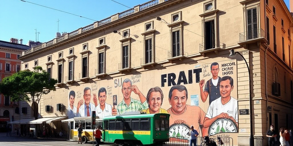 Piazza Beccaria: le mura storiche già previste nel progetto del tram, ma ora in conflitto con le opere