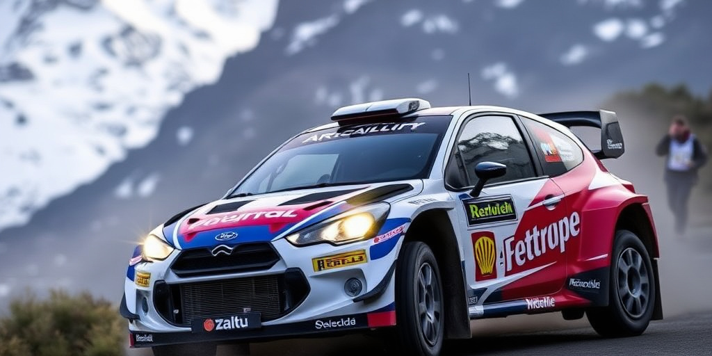 Pilota di 24 anni Daprà ottiene ottavo posto al Rallye Monte‑Carlo, prima prova del Campionato Mondiale