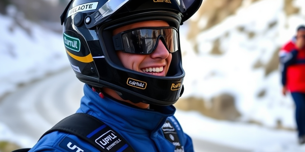 Pilota trentino Daprà raggiunge 10° assoluto e 4° in cronometrata al Rallye Monte Carlo