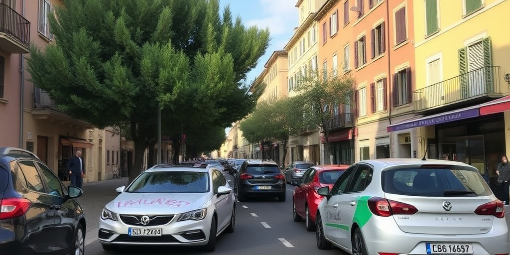 Pino crolla a Scandicci: due auto danneggiate e un uomo ferito leggermente