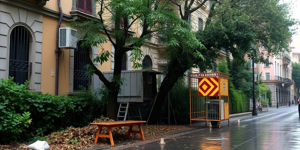 Piogge intense provocano danni in città: scuole chiuse e strade allagate