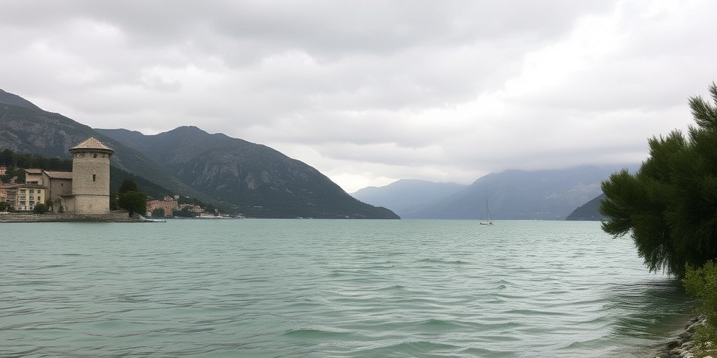 Piogge intense riempiono il lago di Pergusa in provincia di Enna