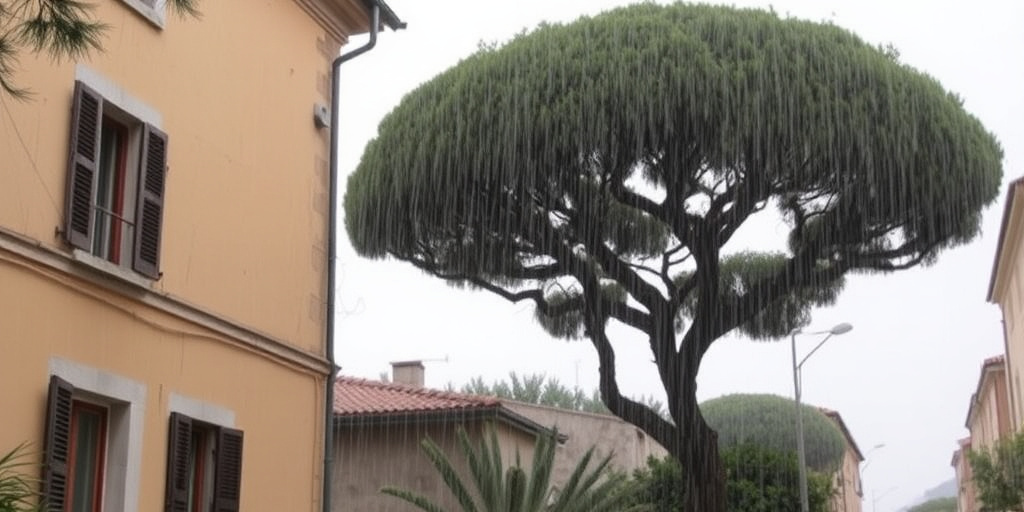 Pioggia e vento forte a Bari: vigili del fuoco intervenuti su alberi e cartelloni pericolanti, Coldiretti Puglia denuncia mancanza di manutenzione