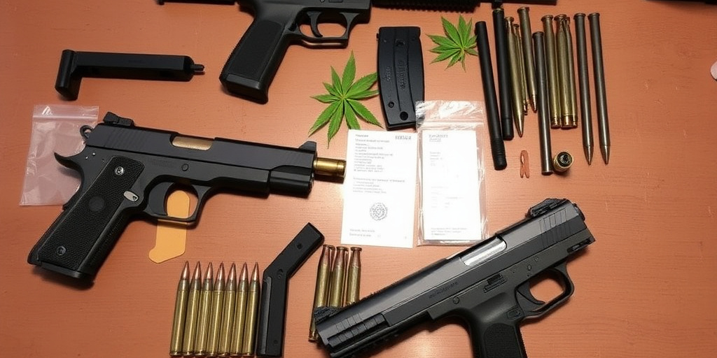 Polizia di Palermo sequestra pistola, munizioni e serra per coltivare cannabis nel quartiere Zen