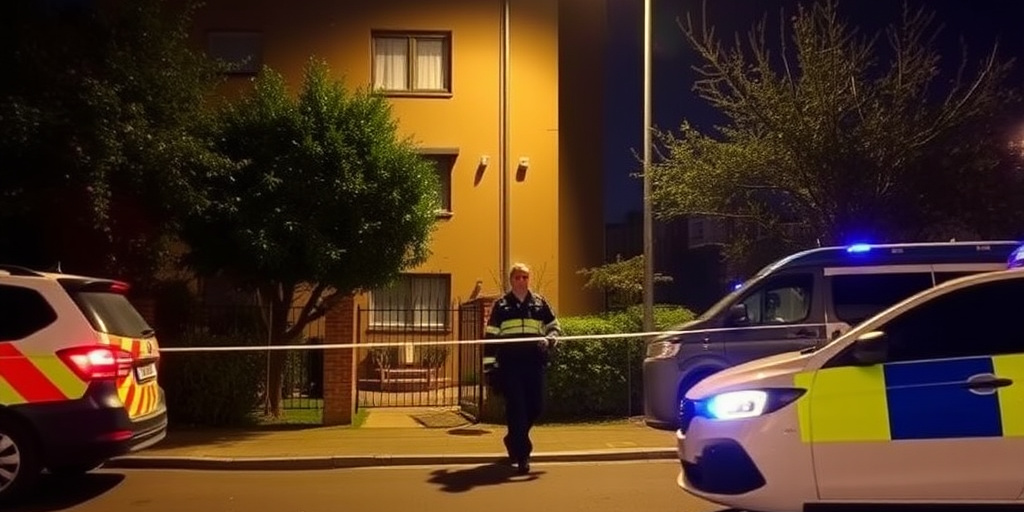Polizia soccorre cane spaventato dai fuochi d'artificio vicino a condominio