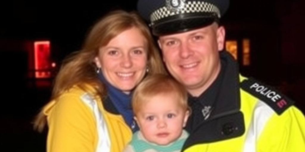 Poliziotto rende omaggio alla moglie e ai due figli morti in incendio a Gloucestershire