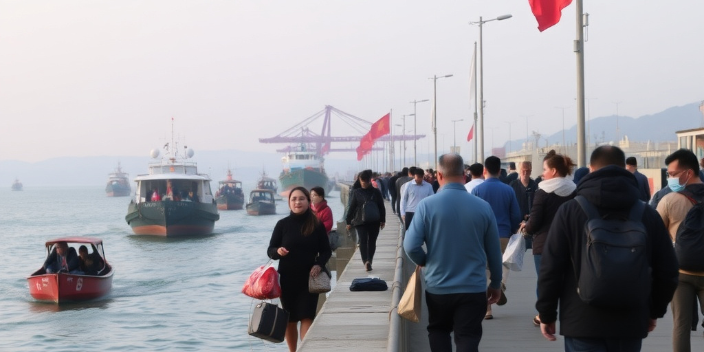 Porto di frontiera Daluo registra record di 2,2 milioni di persone in 2025, aumento del 30,2%