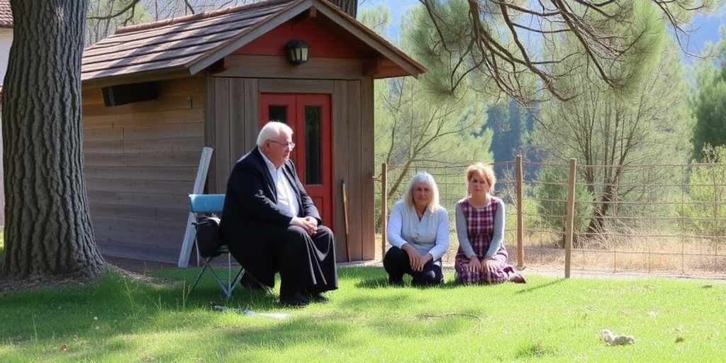 Prefetto di Chieti esamina la situazione di una famiglia nel bosco