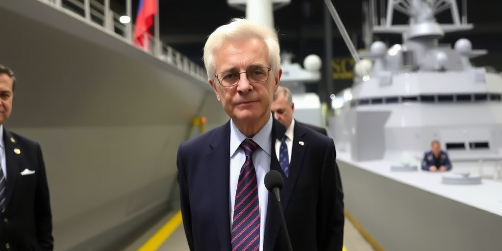 Presidente Mattarella visita il cantiere navale Fincantieri di Palermo