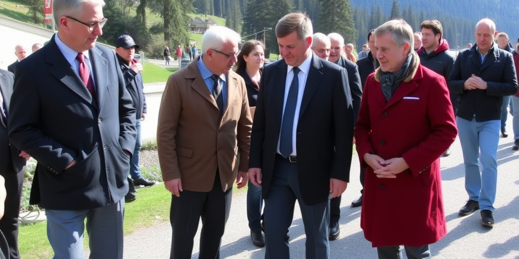Presidente Mattarella visita padre di un ragazzo di 15 anni a Crans‑Montana