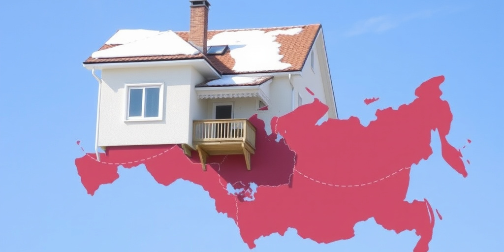 Prestiti per case private in Russia diminuiscono quasi del 50% nel 2025