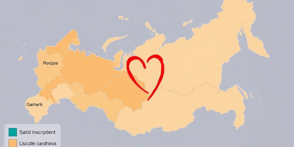 Prevalenza delle malattie cardiache in Russia: dati recenti e accesso alle cure superiore alla media mondiale