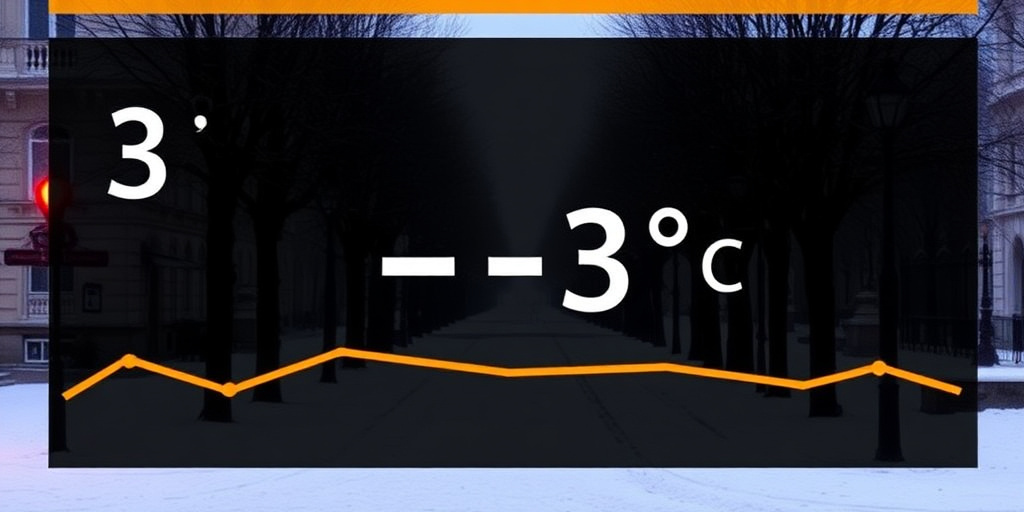 Previsioni meteo per Milano e Lombardia: temperatura stabile tra 3 °C e –3 °C il 7 gennaio