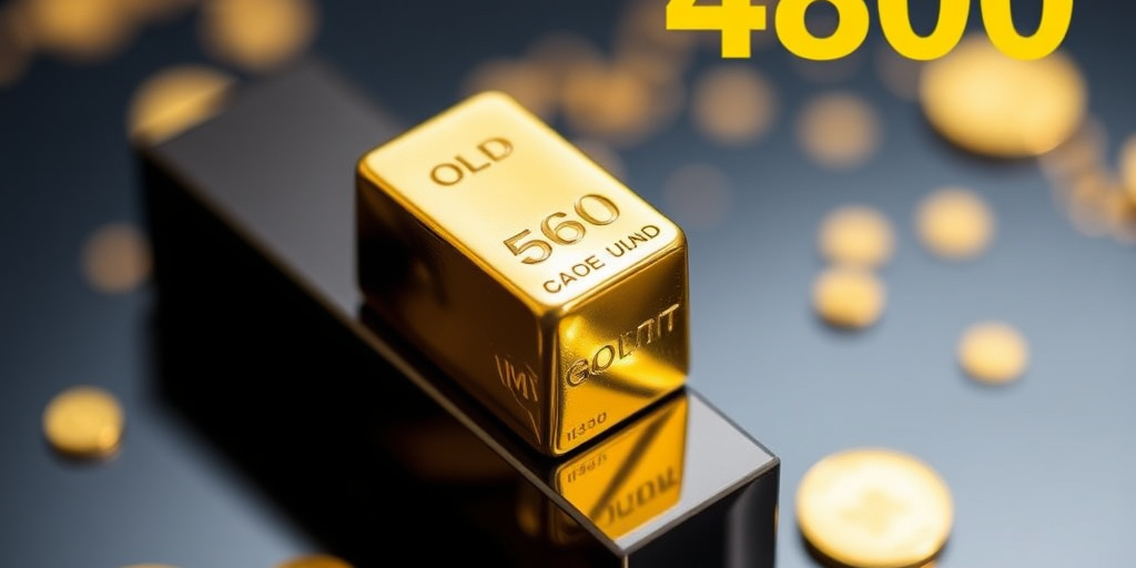 Prezzo dell'oro spot a 4800 punti: opportunità di investimento per le persone comuni