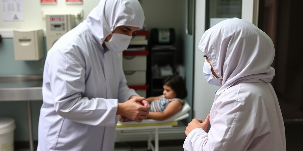 Pronto soccorso pediatrico del Cannizzaro di Catania affollato di bambini con influenza