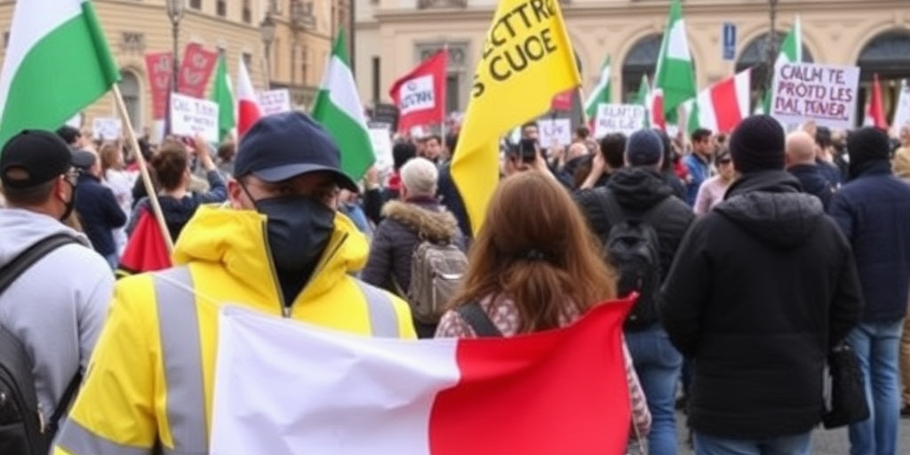 Protesta a Massa: 37 persone indagate dopo occupazione dei binari in solidarietà a causa pro‑Pal
